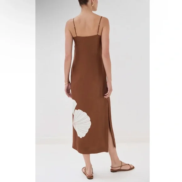 VERONICA BEARD Petra Dress in Whisky Multi size 4 $649 pre owned - Picture 4 of 15